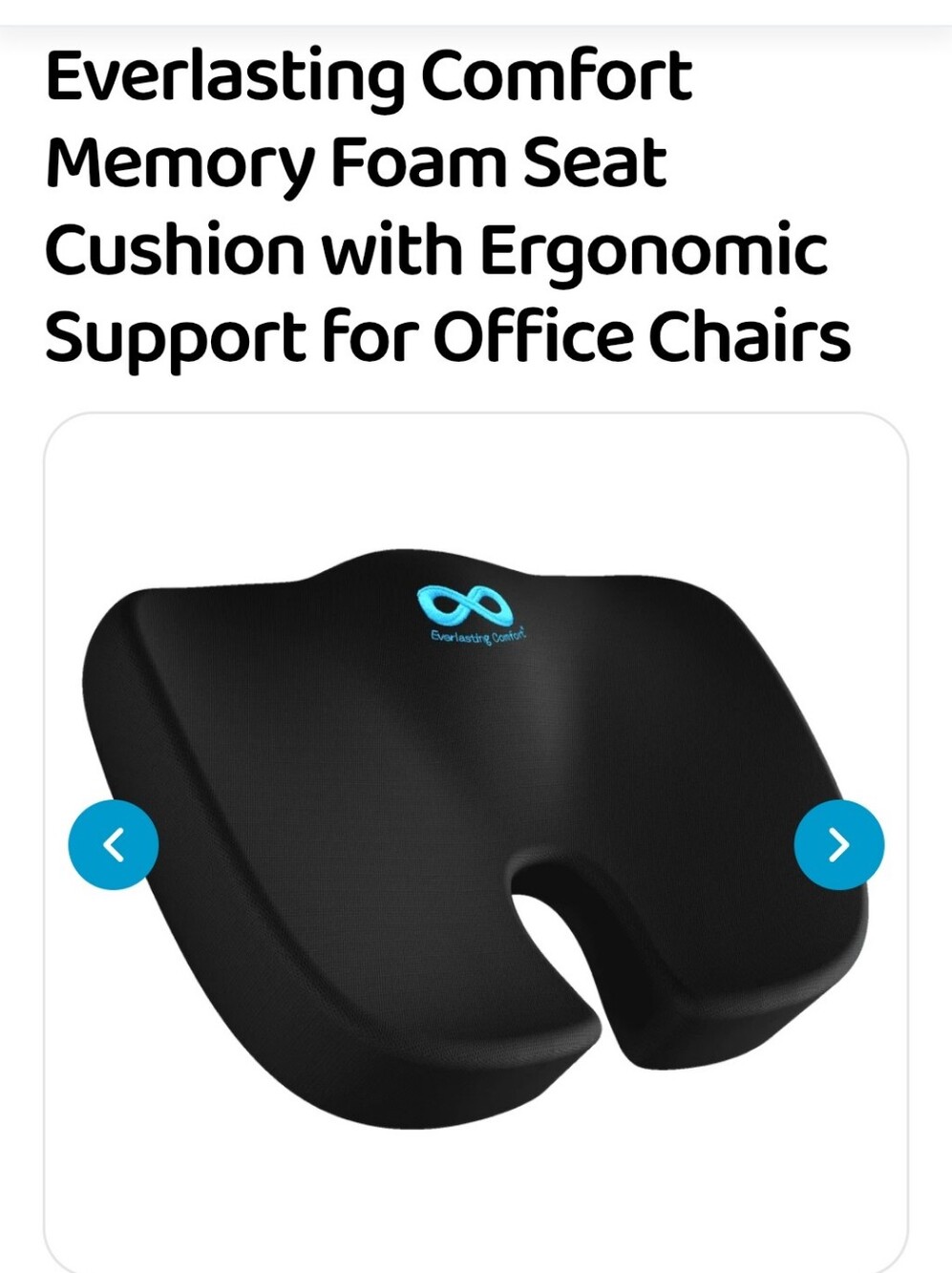 NIP☆ Ergonomic Orthopedic pillow seat cushion